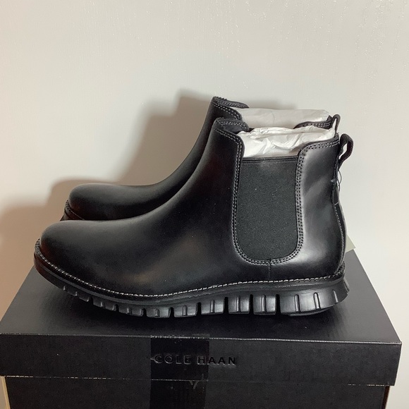 Cole Haan Other - COLE HAAN MENS ZERGRAND CHELSEA WATER BLACK Size 7